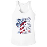 Where The Spirit Of The Lord Is There Is Freedom Ladies PosiCharge Competitor Racerback Tank