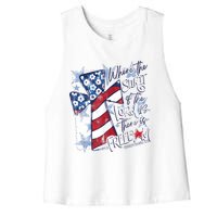 Where The Spirit Of The Lord Is There Is Freedom Women's Racerback Cropped Tank