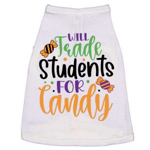 Will Trade Students For Candy Funny Teacher Halloween Doggie Tank