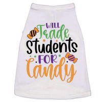 Will Trade Students For Candy Funny Teacher Halloween Doggie Tank