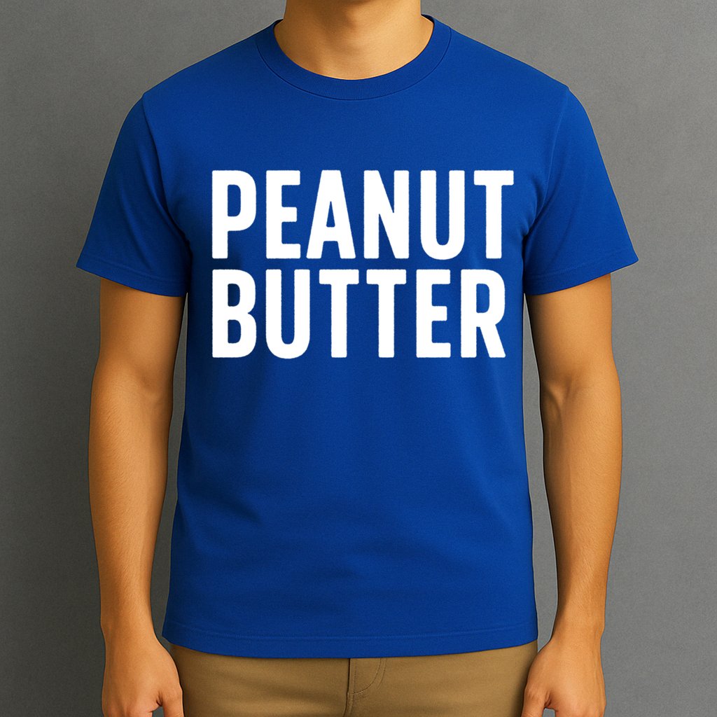 Word That Say Peanut Butter Peanut Butter And Jelly Couple Gift T-Shirt