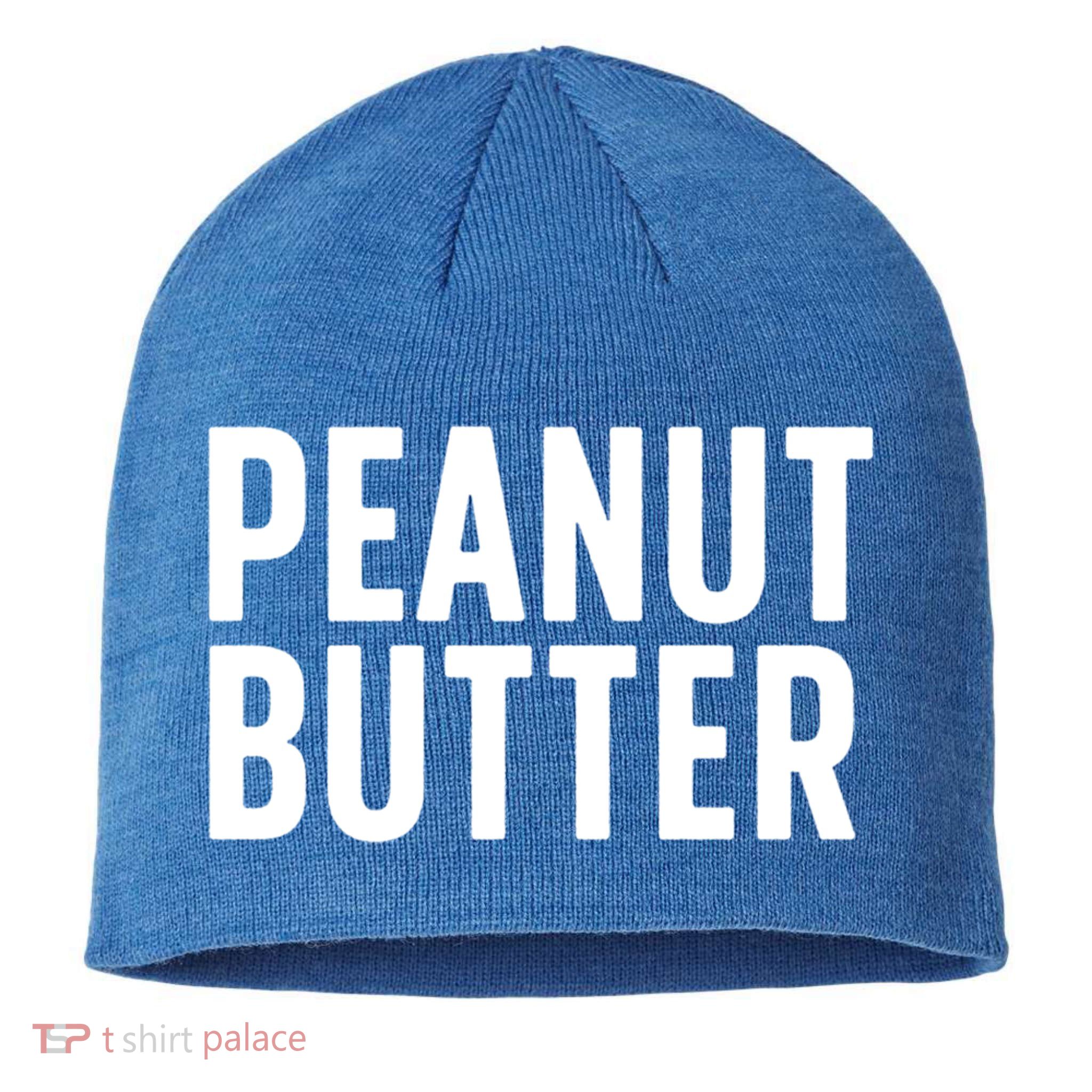 Word That Say Peanut Butter Peanut Butter And Jelly Couple Gift Sustainable Beanie