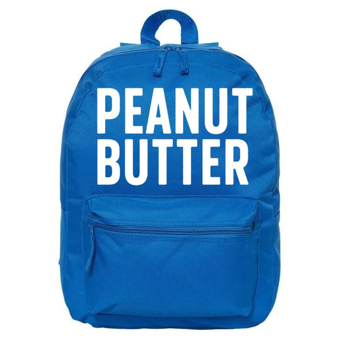 Word That Say Peanut Butter Peanut Butter And Jelly Couple Gift 16 in Basic Backpack