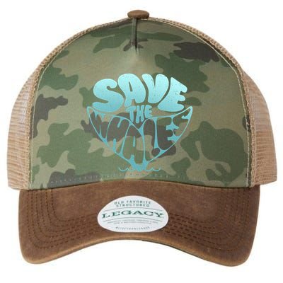 Whale Tail Save The Whales Legacy Tie Dye Trucker Hat