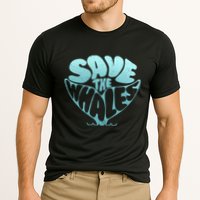 Whale Tail Save The Whales Cooling Performance Crew T-Shirt