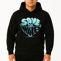 Whale Tail Save The Whales Hoodie