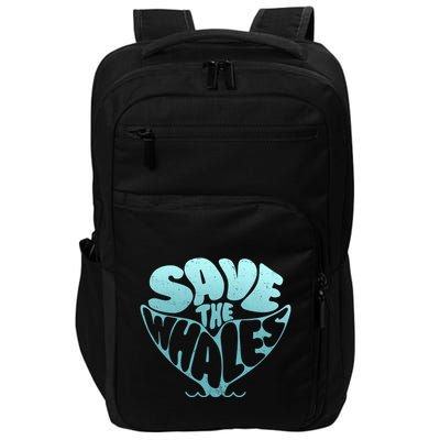 Whale Tail Save The Whales Impact Tech Backpack