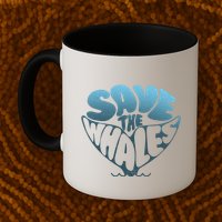 Whale Tail Save The Whales Mug