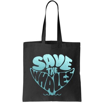 Whale Tail Save The Whales Bag