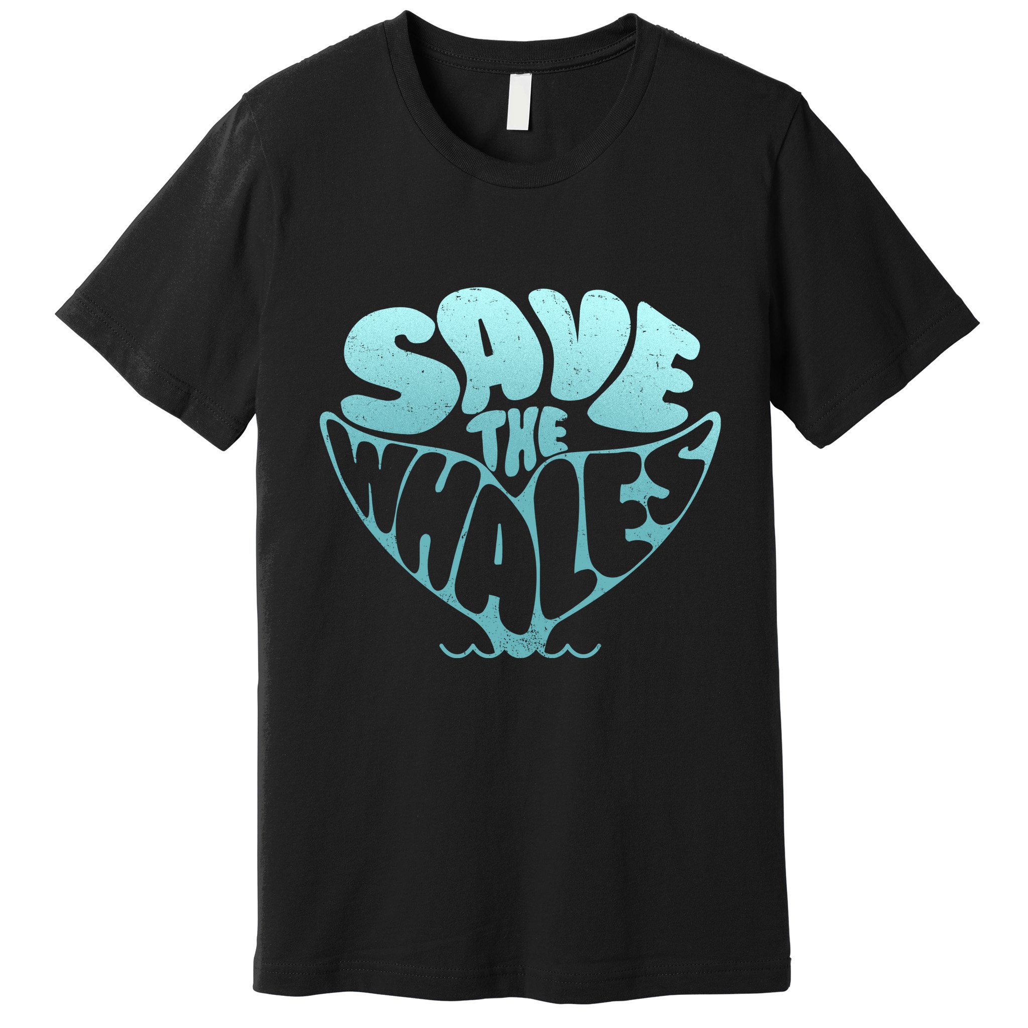 Whale Tail Save The Whales Premium T-Shirt