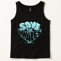 Whale Tail Save The Whales Tank Top