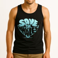 Whale Tail Save The Whales Tank Top