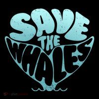 Whale Tail Save The Whales Toddler T-Shirt