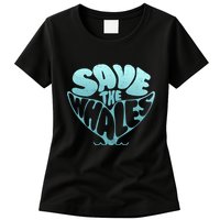 Whale Tail Save The Whales Womens T-Shirt
