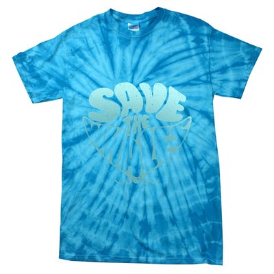 Whale Tail Save The Whales Tie-Dye T-Shirt