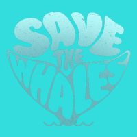 Whale Tail Save The Whales Zip Tote Bag