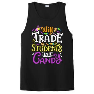 Will Trade Students For Candy Teacher Cute Halloween Costume PosiCharge Competitor Tank