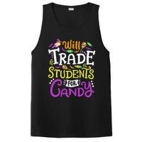 Will Trade Students For Candy Teacher Cute Halloween Costume PosiCharge Competitor Tank