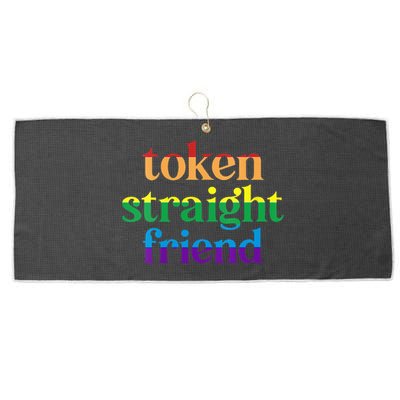 Womens Token Straight Friend Large Microfiber Waffle Golf Towel