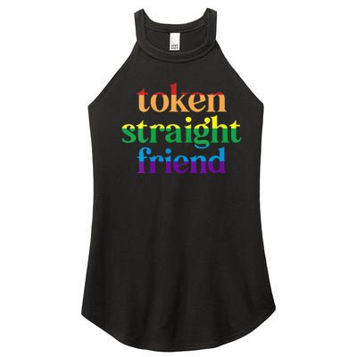 Womens Token Straight Friend Women’s Perfect Tri Rocker Tank