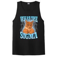 What The Sigma Meme Cat Erm What The Sigma Meme Cat Ironic Brainrot PosiCharge Competitor Tank