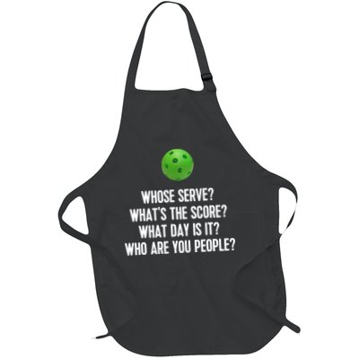 Whats The Score Who Are You People Whose Serve Funny Pickleball Apron