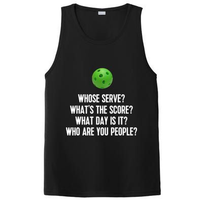Whats The Score Who Are You People Whose Serve Funny Pickleball PosiCharge Competitor Tank