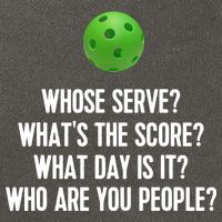 Whats The Score Who Are You People Whose Serve Funny Pickleball Cotton Canvas Backpack