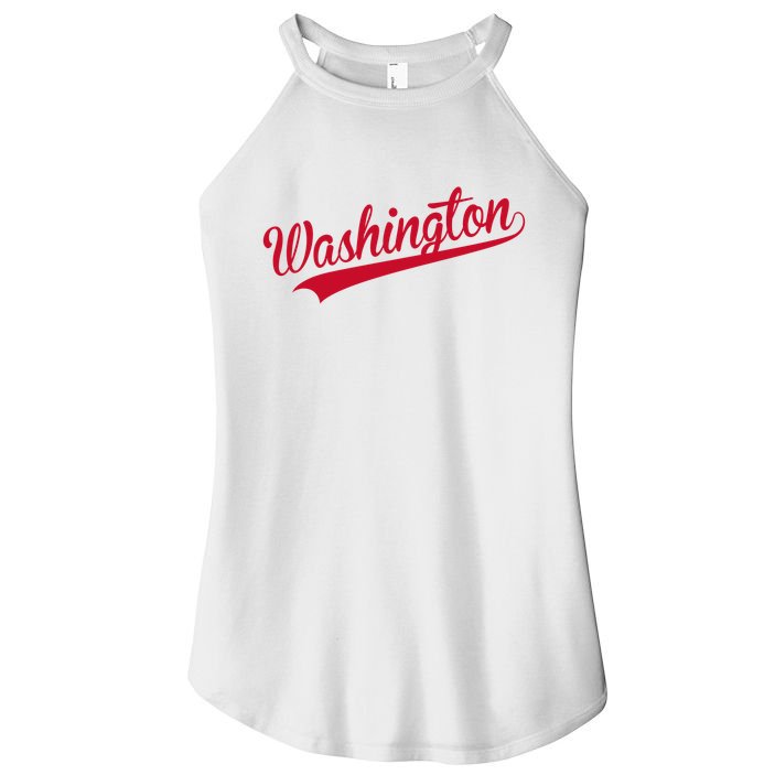 Washington Throwback Sports Fan Women's Perfect Tri Rocker Tank