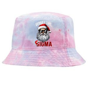 What The Sigma Santa Joke Funny Christmas Meme Xmas Rizz Tie-Dyed Bucket Hat