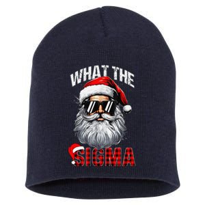 What The Sigma Santa Joke Funny Christmas Meme Xmas Rizz Short Acrylic Beanie