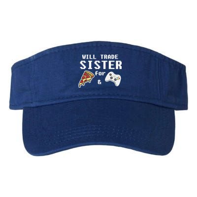 Will Trade Sister For Pizza And Video Games Gift Gamer Gift Visor