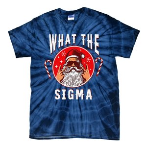 What The Sigma Santa Funny Christmas Meme Xmas Rizz Tie-Dye T-Shirt