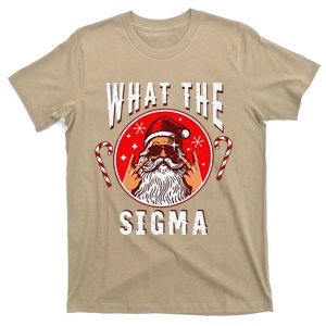 What The Sigma Santa Funny Christmas Meme Xmas Rizz T-Shirt