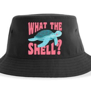 What The Shell Funny Turtle Sustainable Bucket Hat