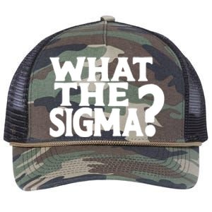 What The Sigma Funny Teens Meme Saying Quote Retro Rope Trucker Hat Cap