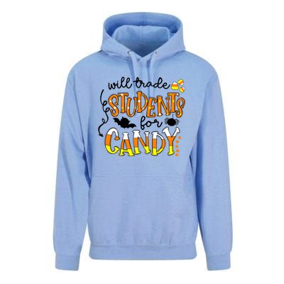 Will Trade Students For Candy Teacher Halloween Unisex Surf Hoodie