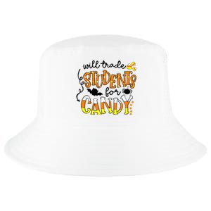 Will Trade Students For Candy Teacher Halloween Cool Comfort Performance Bucket Hat