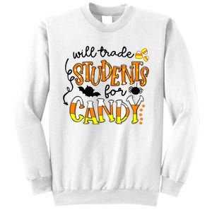 Will Trade Students For Candy Teacher Halloween Sweatshirt