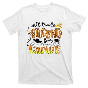 Will Trade Students For Candy Teacher Halloween T-Shirt