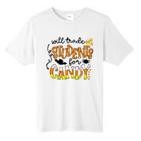 Will Trade Students For Candy Teacher Halloween Tall Fusion ChromaSoft Performance T-Shirt