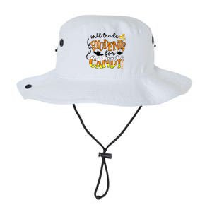 Will Trade Students For Candy Teacher Halloween Legacy Cool Fit Booney Bucket Hat