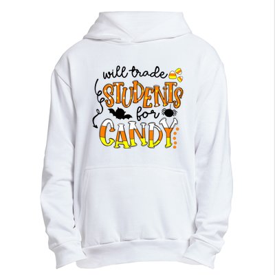 Will Trade Students For Candy Teacher Halloween Urban Pullover Hoodie