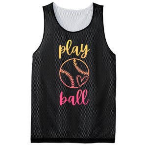 Women Teen Softball Play Ball Mesh Reversible Basketball Jersey Tank