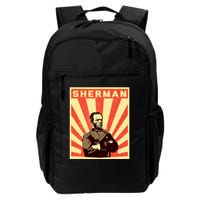 William Tecumseh Sherman Propaganda Design General Sherman Daily Commute Backpack