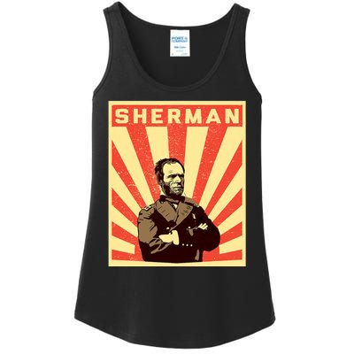 William Tecumseh Sherman Propaganda Design General Sherman Ladies Essential Tank