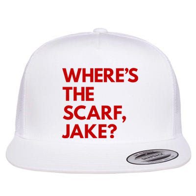 WhereS The Scarf Jake Flat Bill Trucker Hat