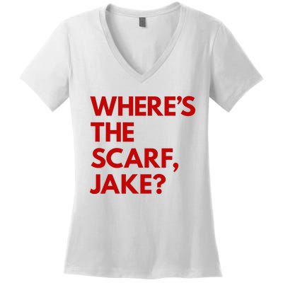 WhereS The Scarf Jake Women's V-Neck T-Shirt