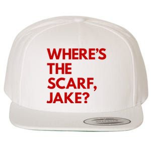 WhereS The Scarf Jake Wool Snapback Cap