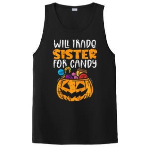 Will Trade Sister For Candy Funny Halloween Family PosiCharge Competitor Tank